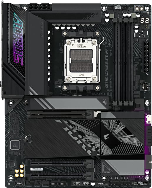 Gigabyte X870E AORUS ELITE WIFI7 ATX Motherboard for AMD Socket AM5 CPUs